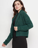 Madame Green Knitted Shrug