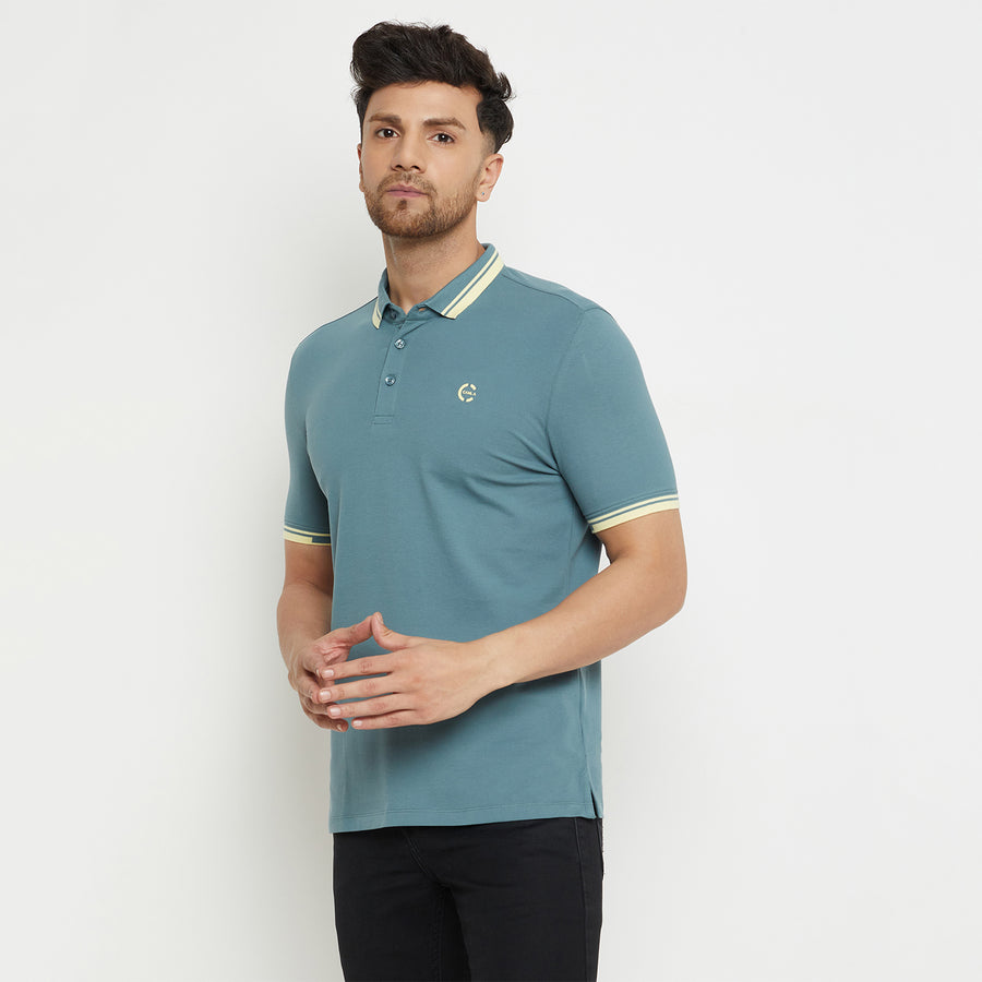Camla Green T -Shirt For Men