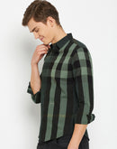 Camla Green Shirts For Men