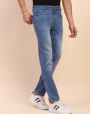 Camla Barcelona Whiskered Straight Blue Cotton Denim