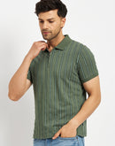 Camla Green T- Shirt For Men