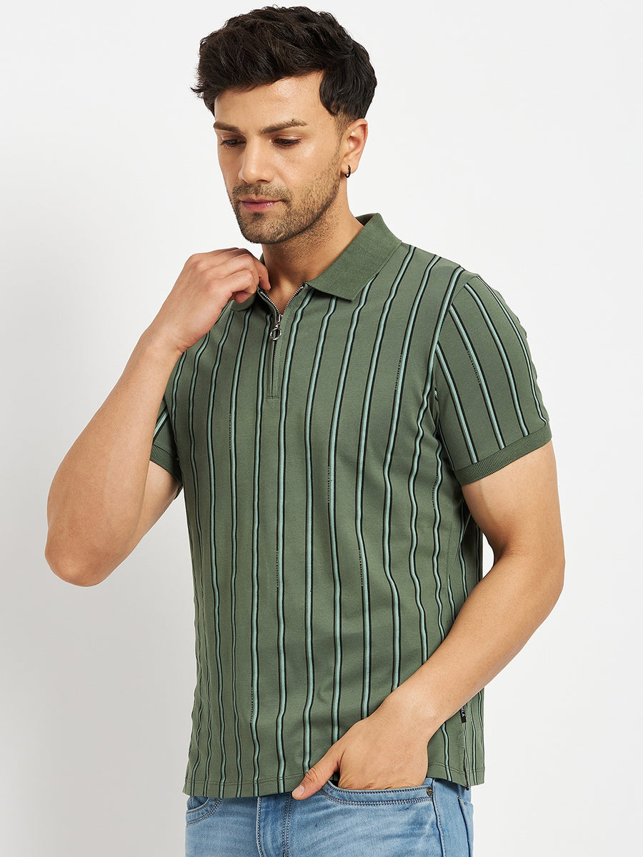 Camla Green T- Shirt For Men