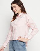 Camla Pink Mickey Shirt For Women