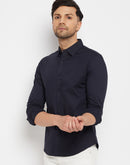 Camla Navy Shirts For Men