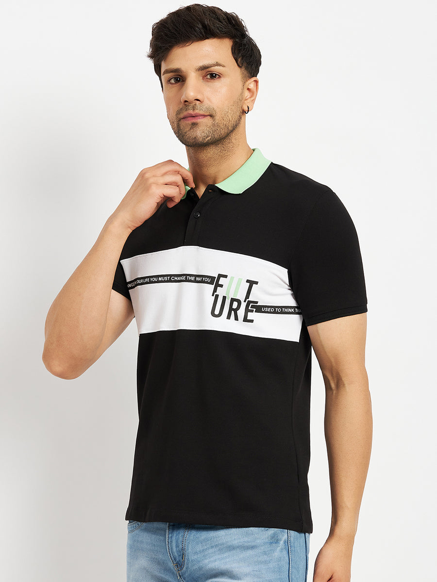 Camla Black T- Shirt For Men