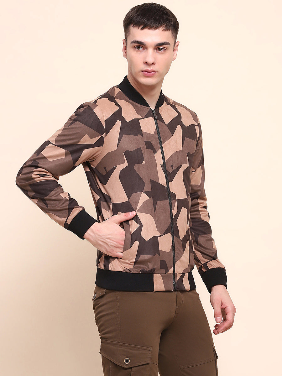 Camla Barcelona Camouflage Varsity Jacket