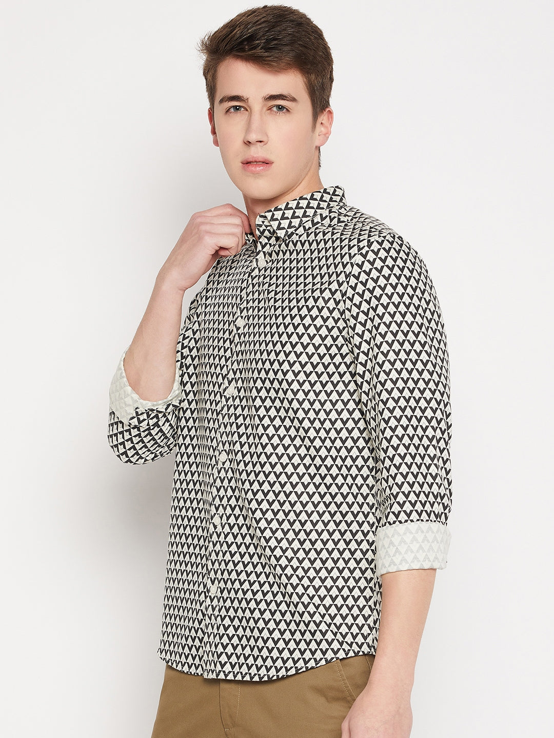 Camla Barcelona Off White Shirt For Men