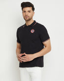 Camla Black T -Shirt For Men