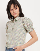 Camla Barcelona Green Shirt