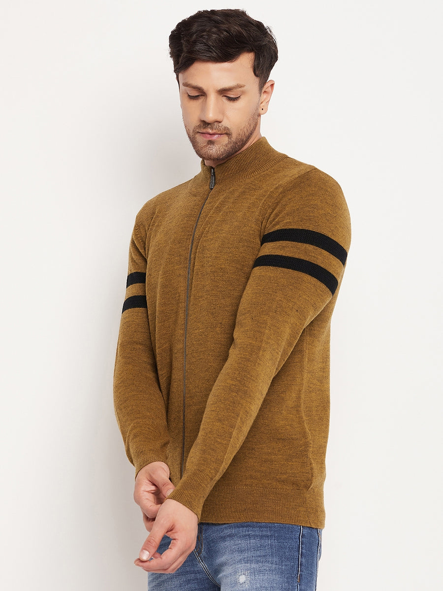 Camla Mustard Sweater For Men