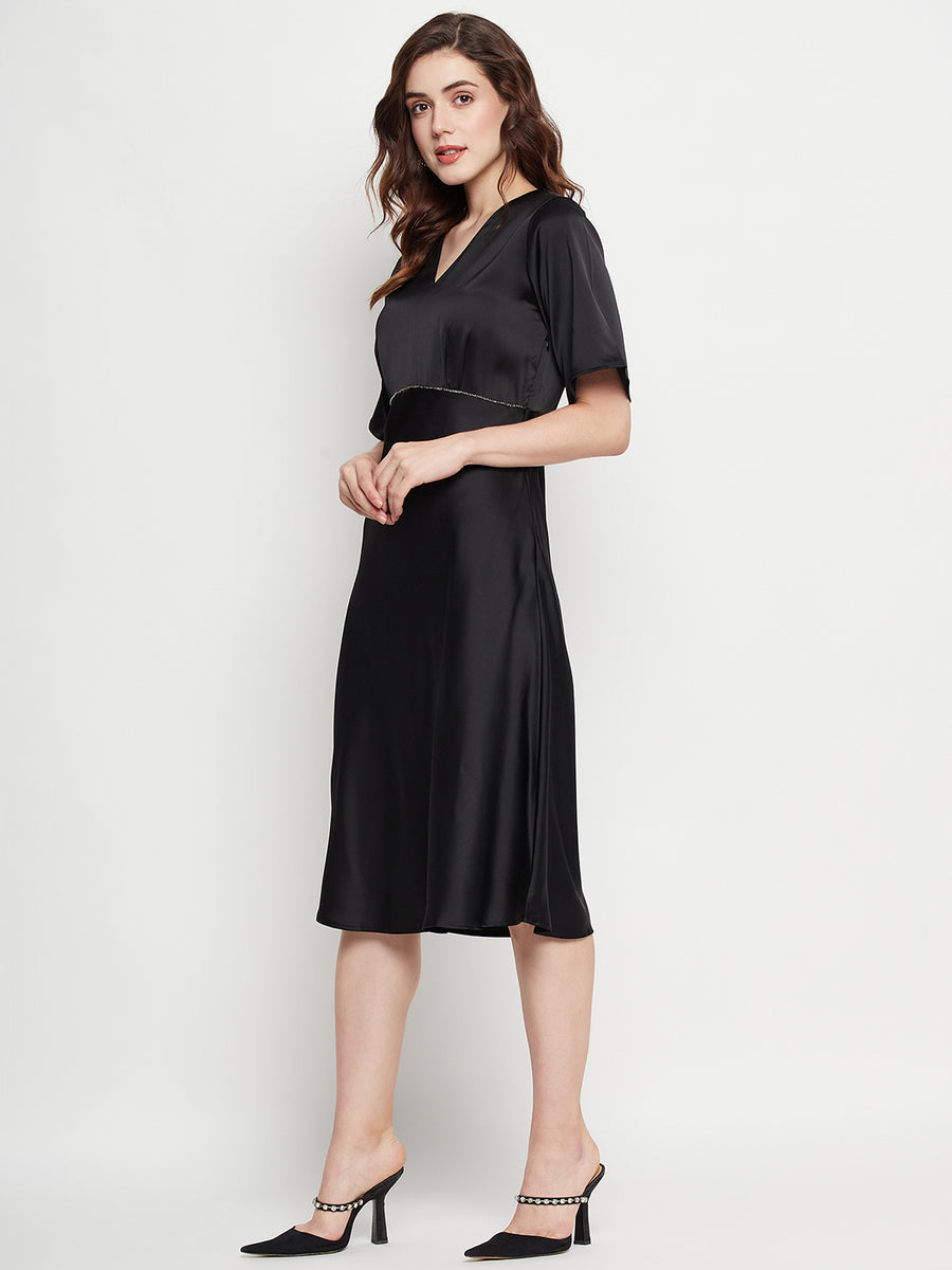 Camla Black Dress For Women