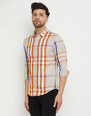 Camla Beige Shirt For Men
