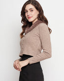 Madame Beige Kintted Top