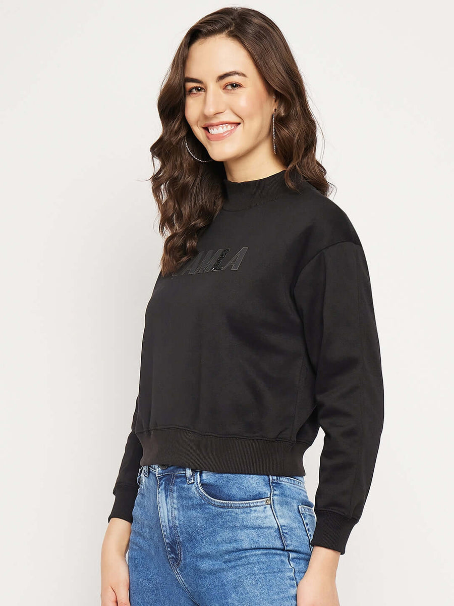 Camla Barcelona Black Sweatshirt For Women