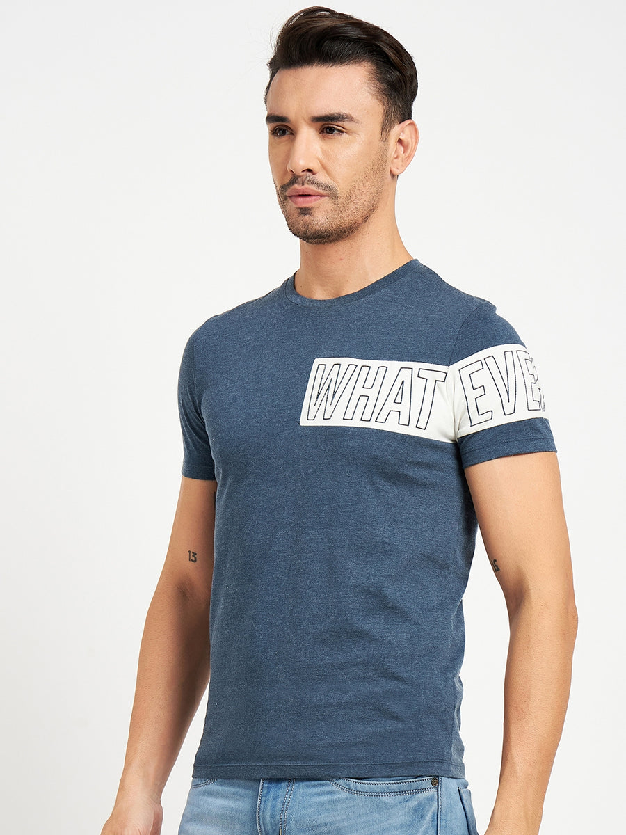 Camla Blue T- Shirt For Men