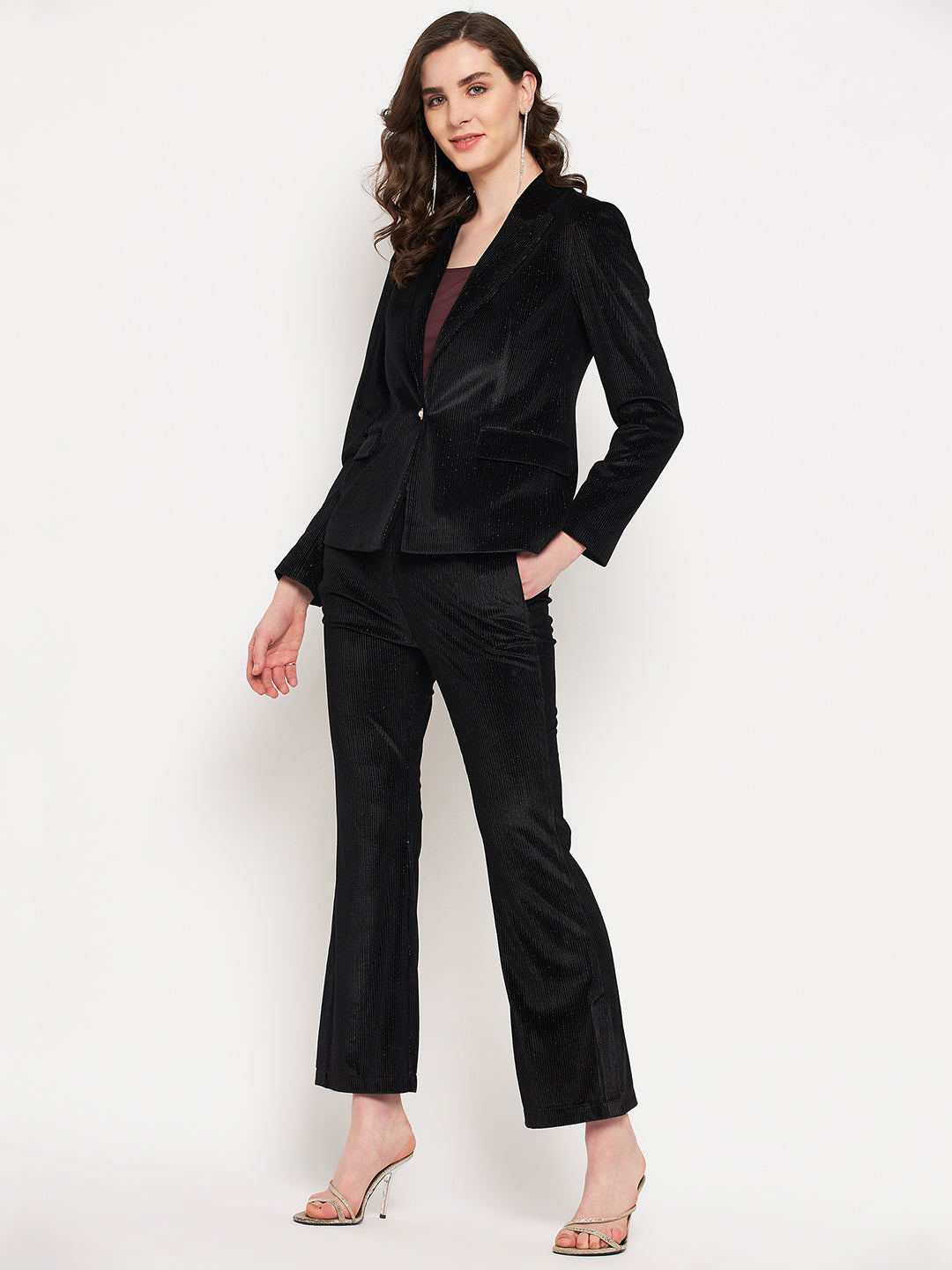 Black Shade Nitya Afreen Elegant Velvet Salwar Suit Material for women –  www.soosi.co.in