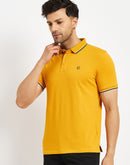 Camla Mustard T- Shirt For Men