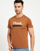 Camla Brown T- Shirt For Men