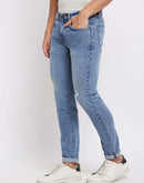 Camla Barcelona Low Distressed Light Blue Jeans For Men