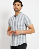 Camla Blue Shirts For Men