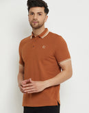 Camla Brown T -Shirt For Men