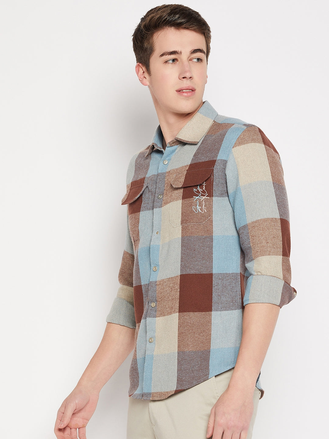 Camla Barcelona Sky Blue Shirt For Men