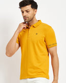 Camla Mustard T- Shirt For Men