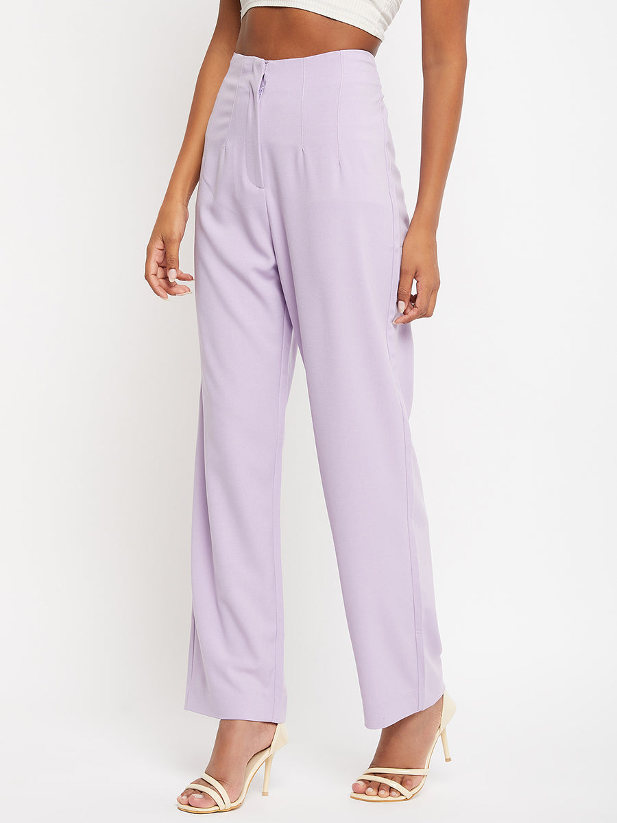 Camla Purple Trouser For Women