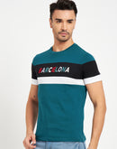 Camla Teal T- Shirt For Men