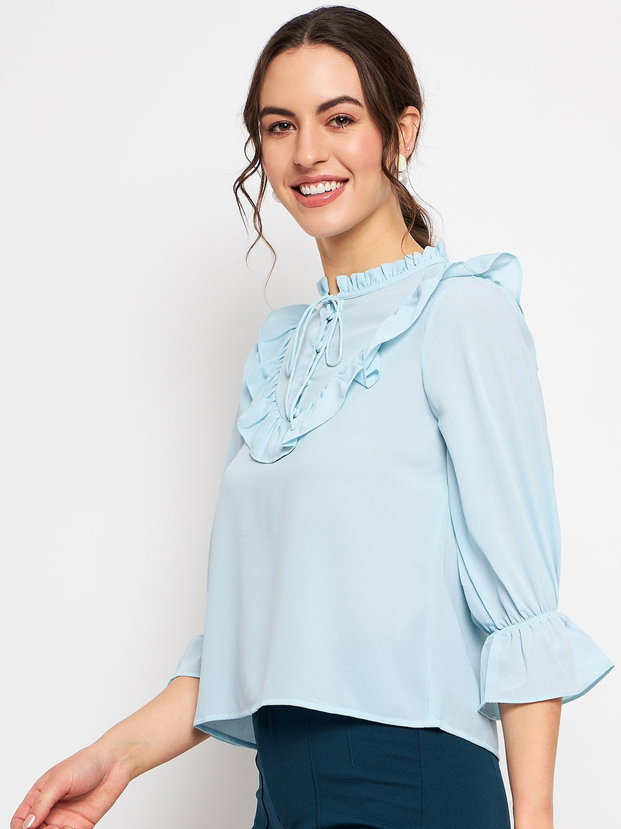 Camla Skyblue  Top For Women