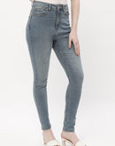 Madame Mid Rise Mid Blue Skinny Fit Jeans