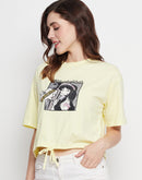 Camla Yellow Top For Women