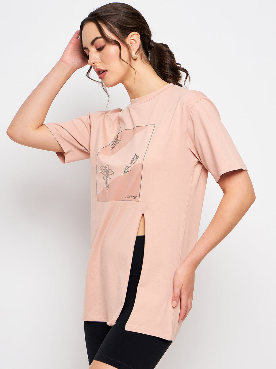 Camla Pink T- Shirt For Women