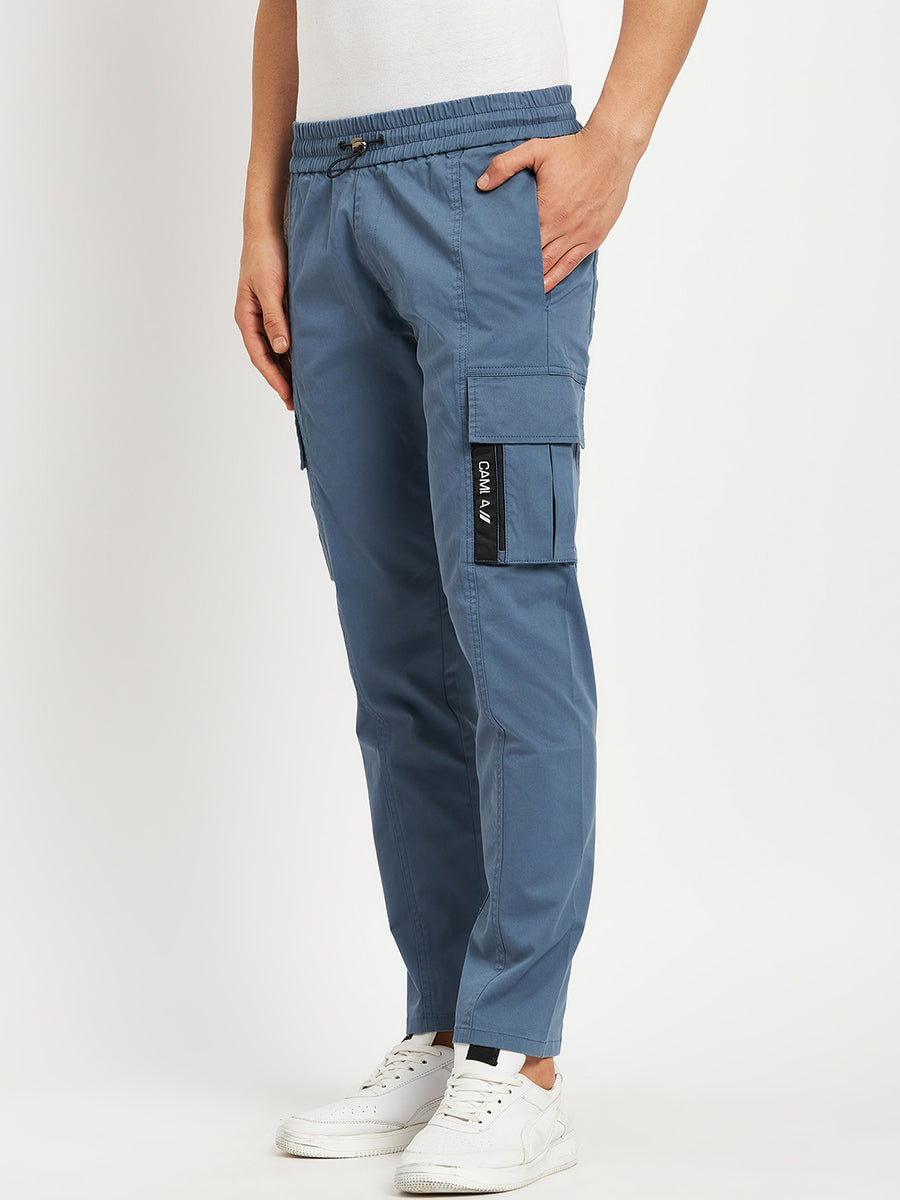 Camla Blue Track Pant For Men