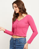 Camla Hotpink Top For Women