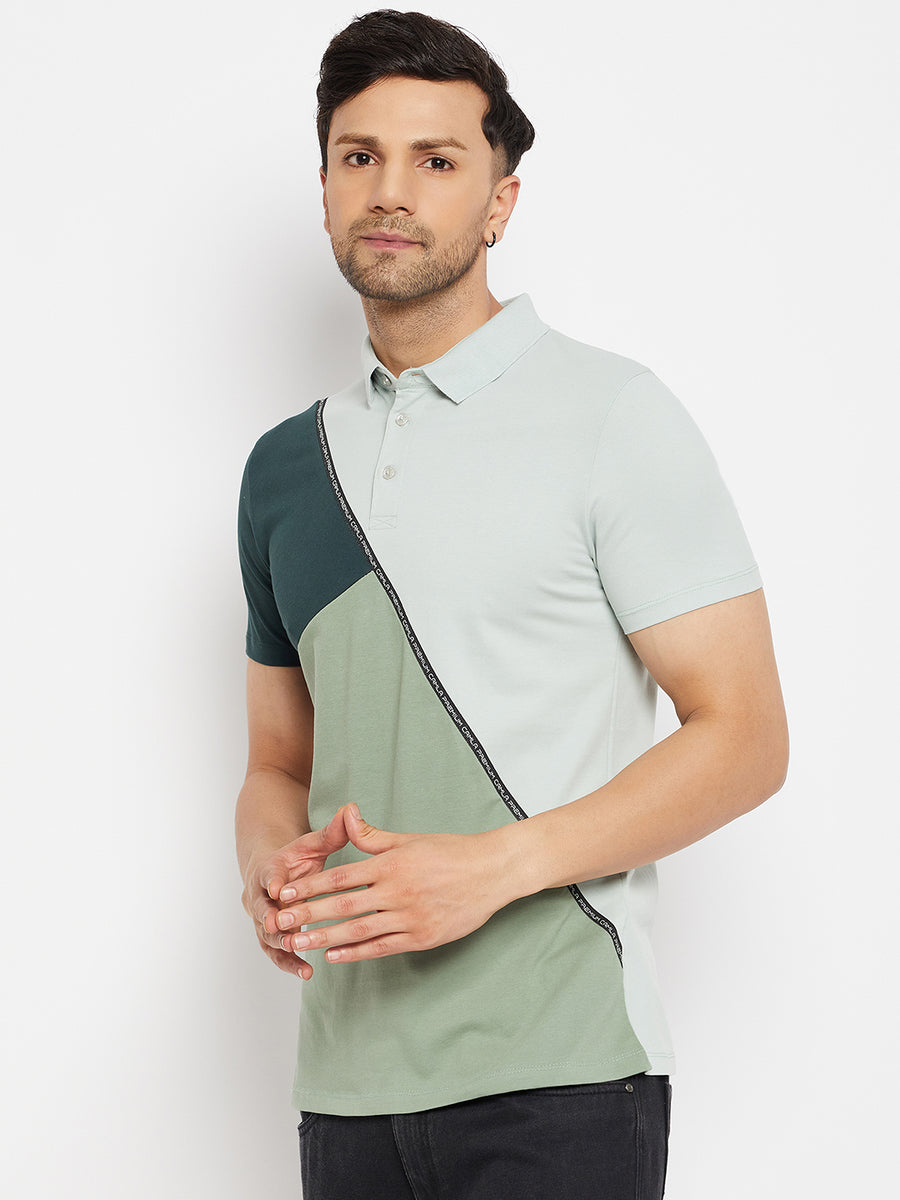 Camla Mintgreen T- Shirt For Men