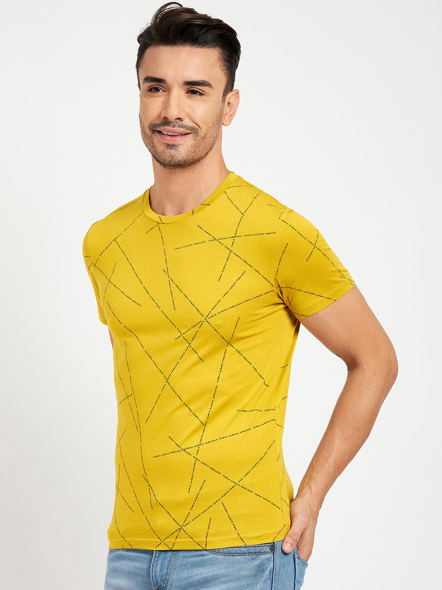 Camla Gold T- Shirt For Men
