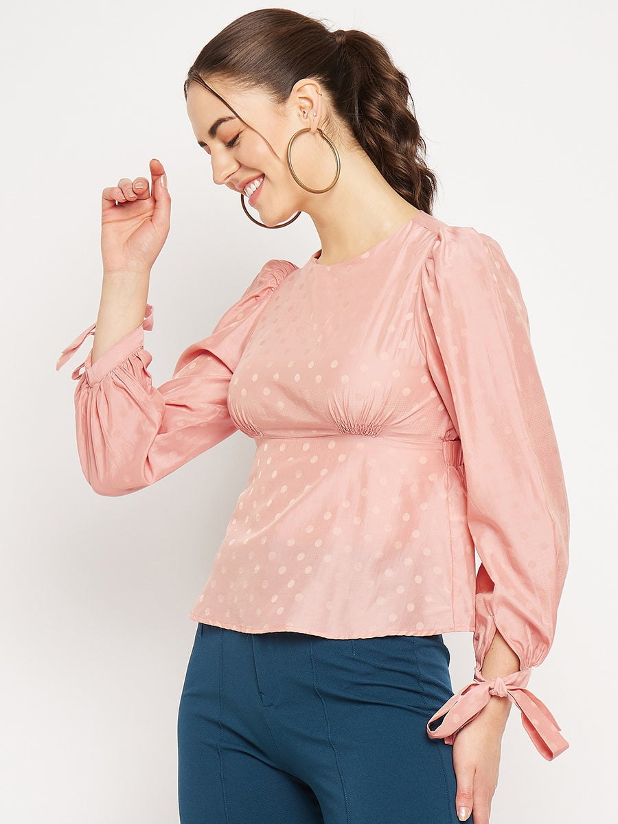 Camla Barcelona Peach Tops For Women