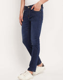 Camla Barcelona Navy Blue Regular Fit Jeans
