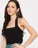 Camla Barcelona Black Halter Top
