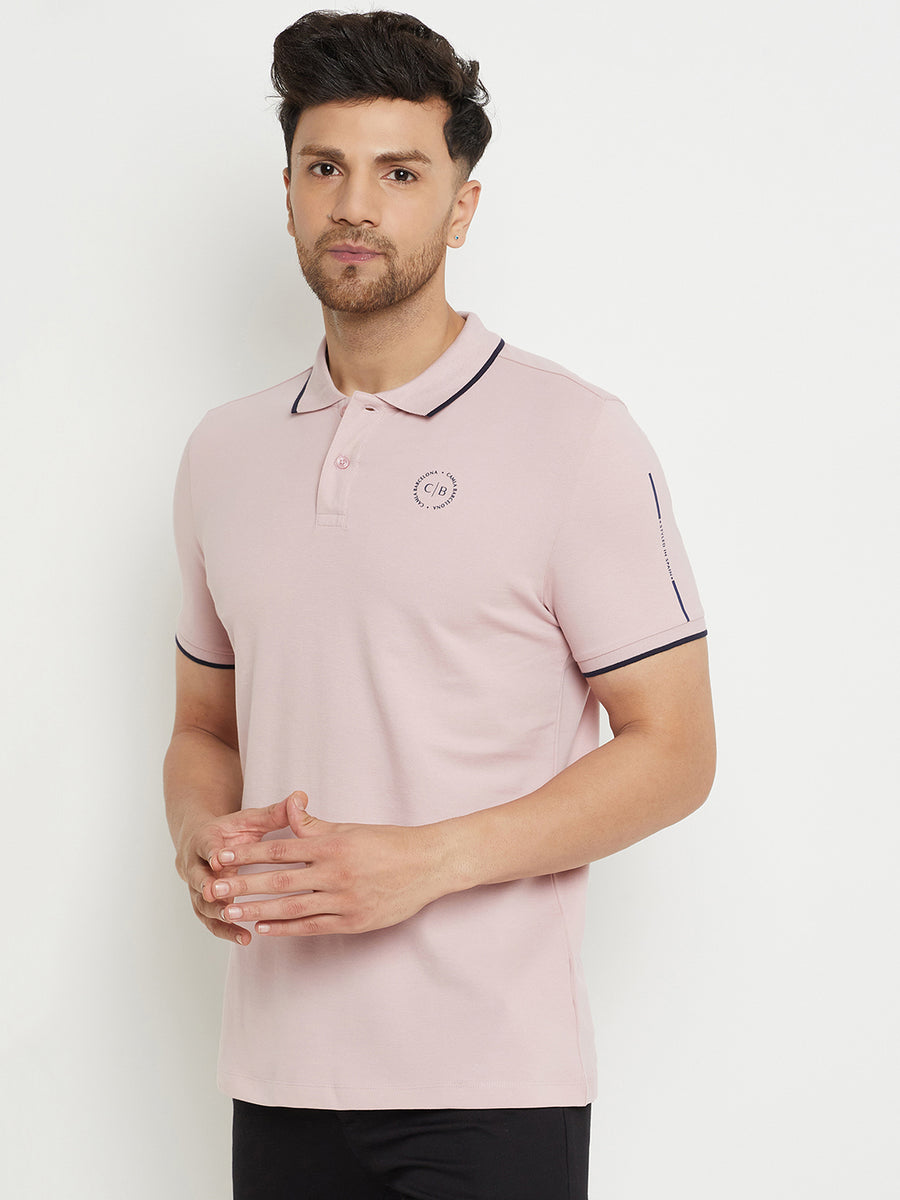 Camla Peach T -Shirt For Men