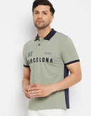 Camla Green T- Shirt For Men
