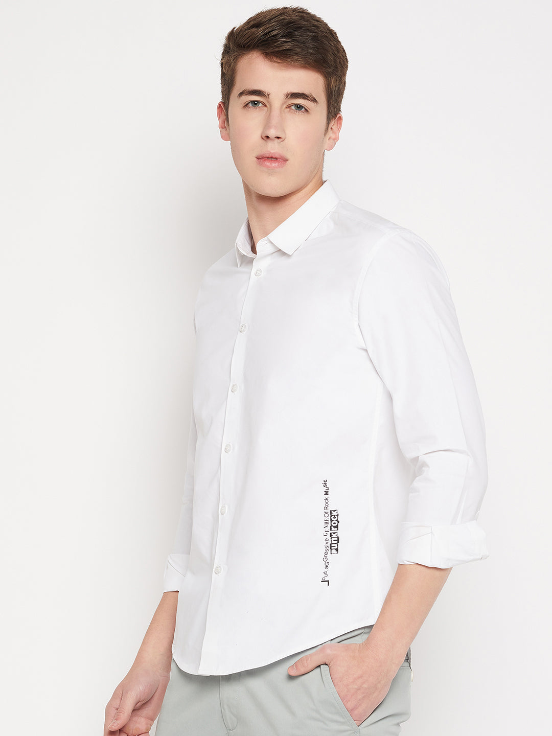 Camla Barcelona White Shirt For Men
