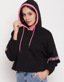 Madame Black Hooded Sweatshirt