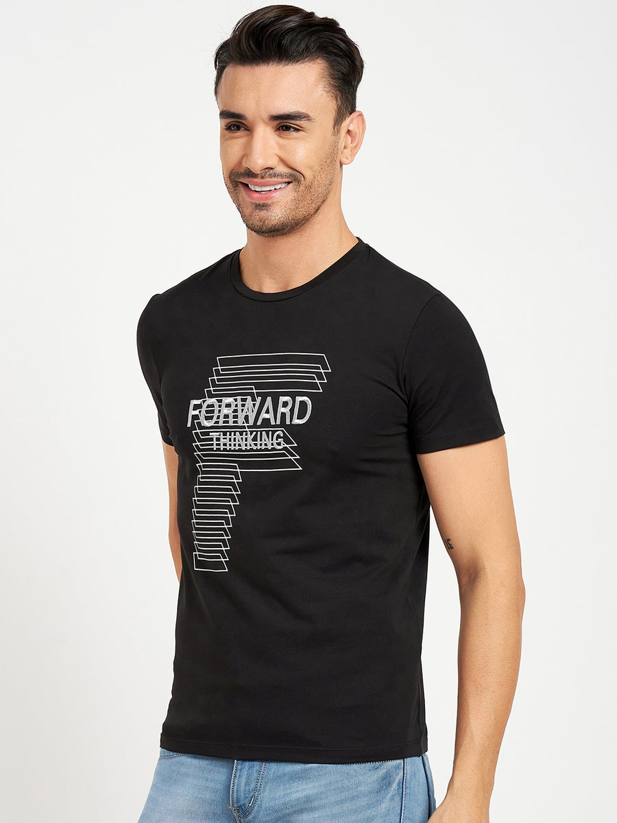 Camla Black T- Shirt For Men