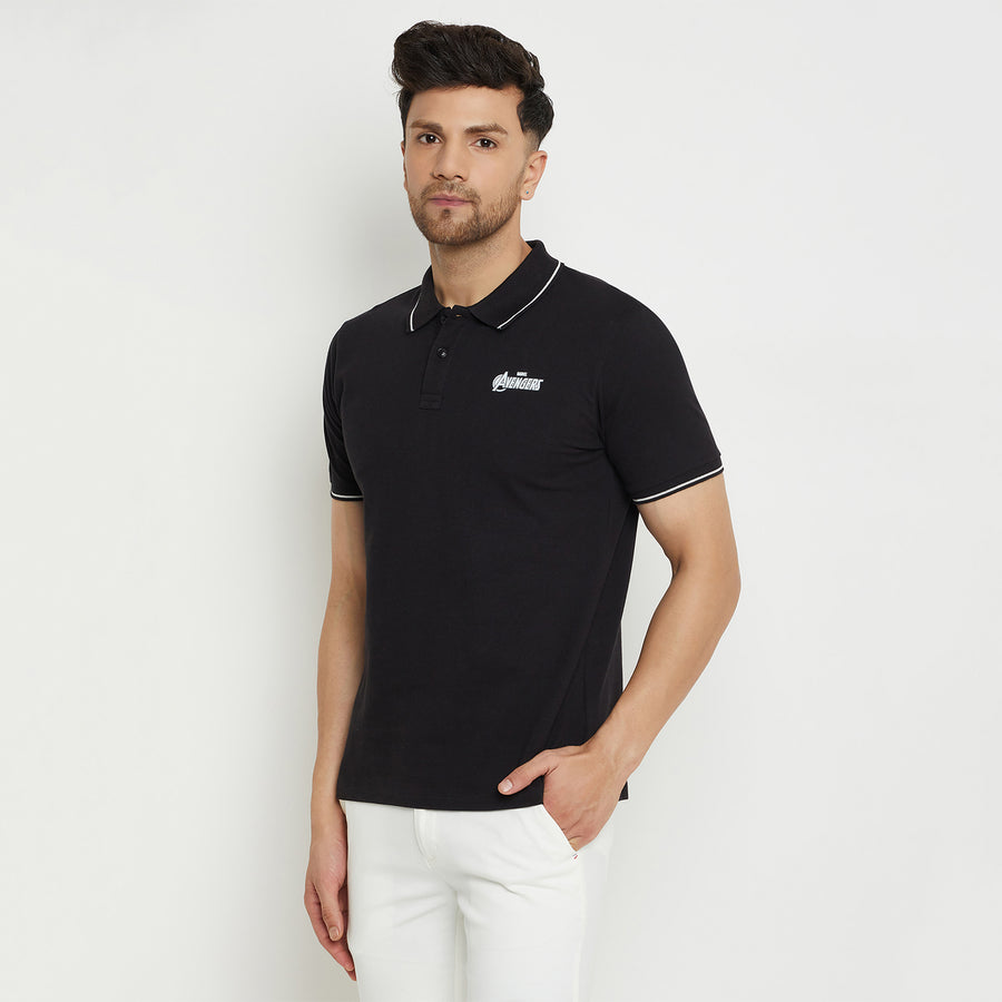 Camla Black T -Shirt For Men