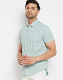 Camla Mintgreen Shirts For Men