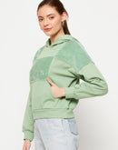 Camla Green Sweatshirt  For Women