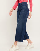 Camla Barcelona High Rise Dark Blue Wide Leg Jeans