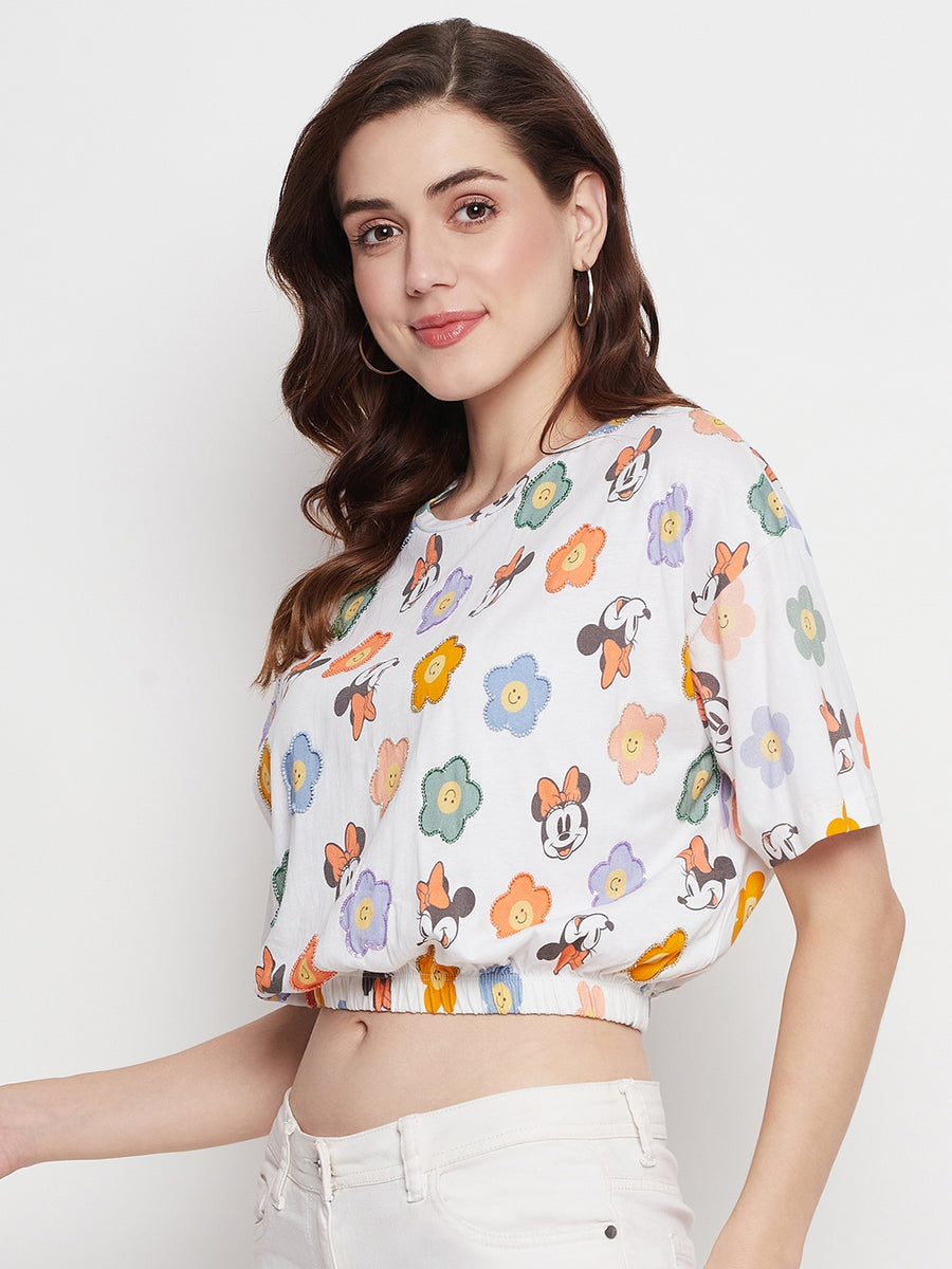 Camla White Top For Women